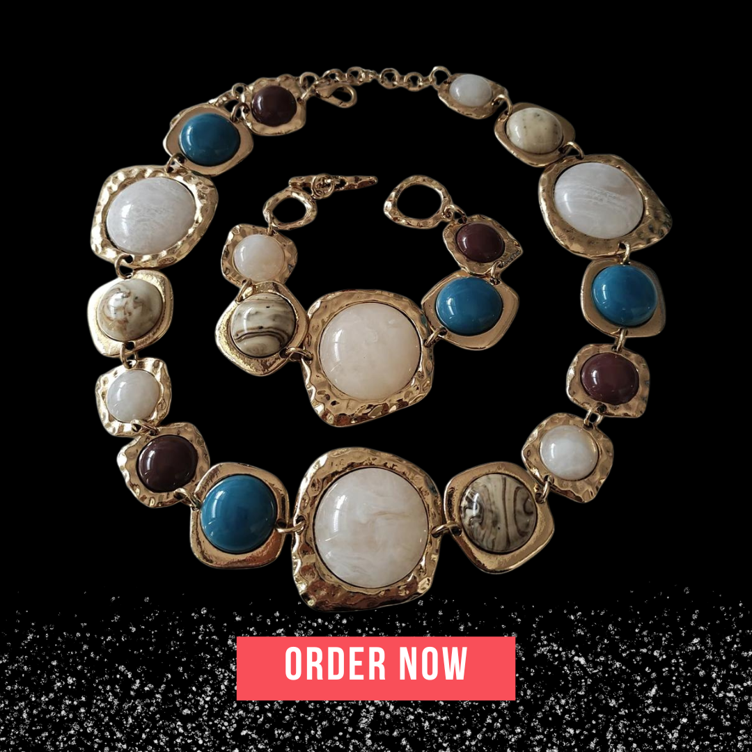 Resin Stone Jewelry Sets