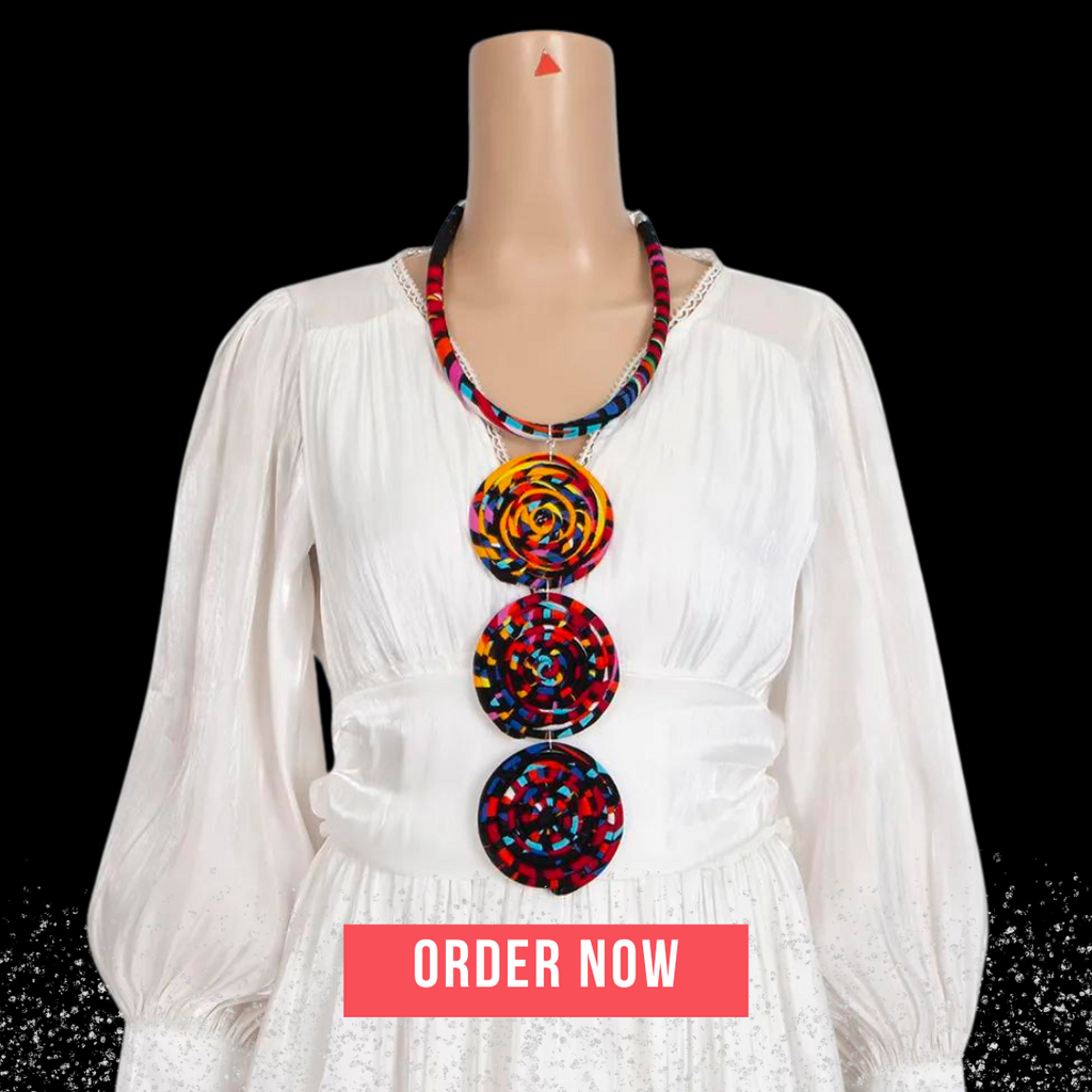 African Long Necklace