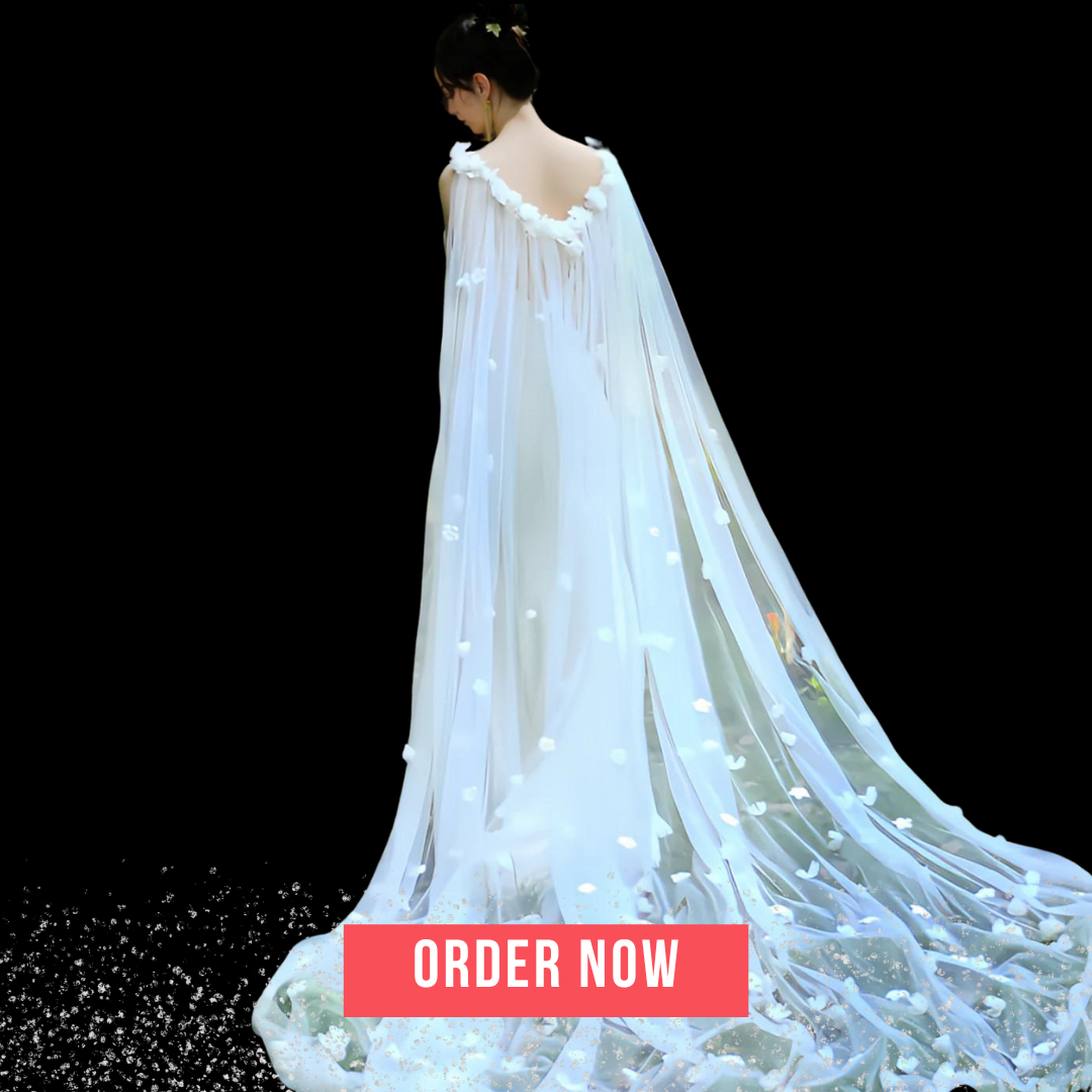 Exquisite Bridal Cape Veil