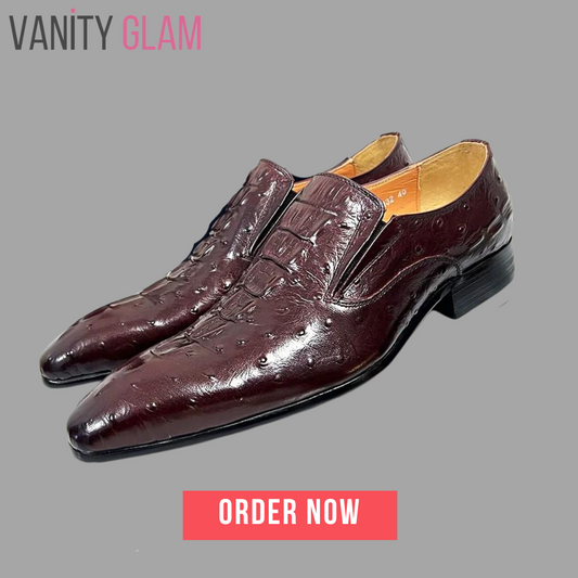 Italian Men's Genuine Leather Shoes