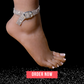 Belt Shape Rhinestone Anklet