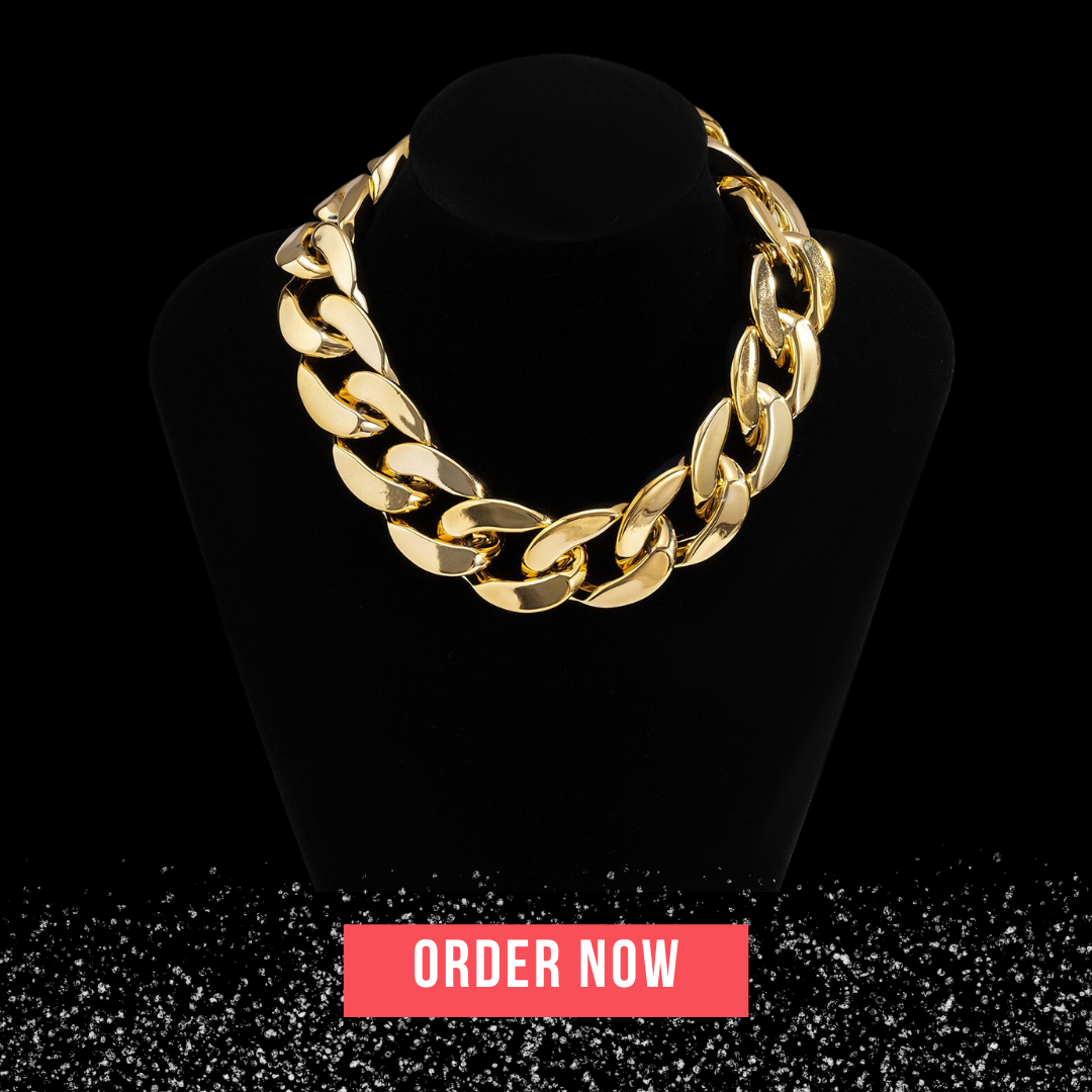 Thick-Chain Fashion Glamour Jewelry