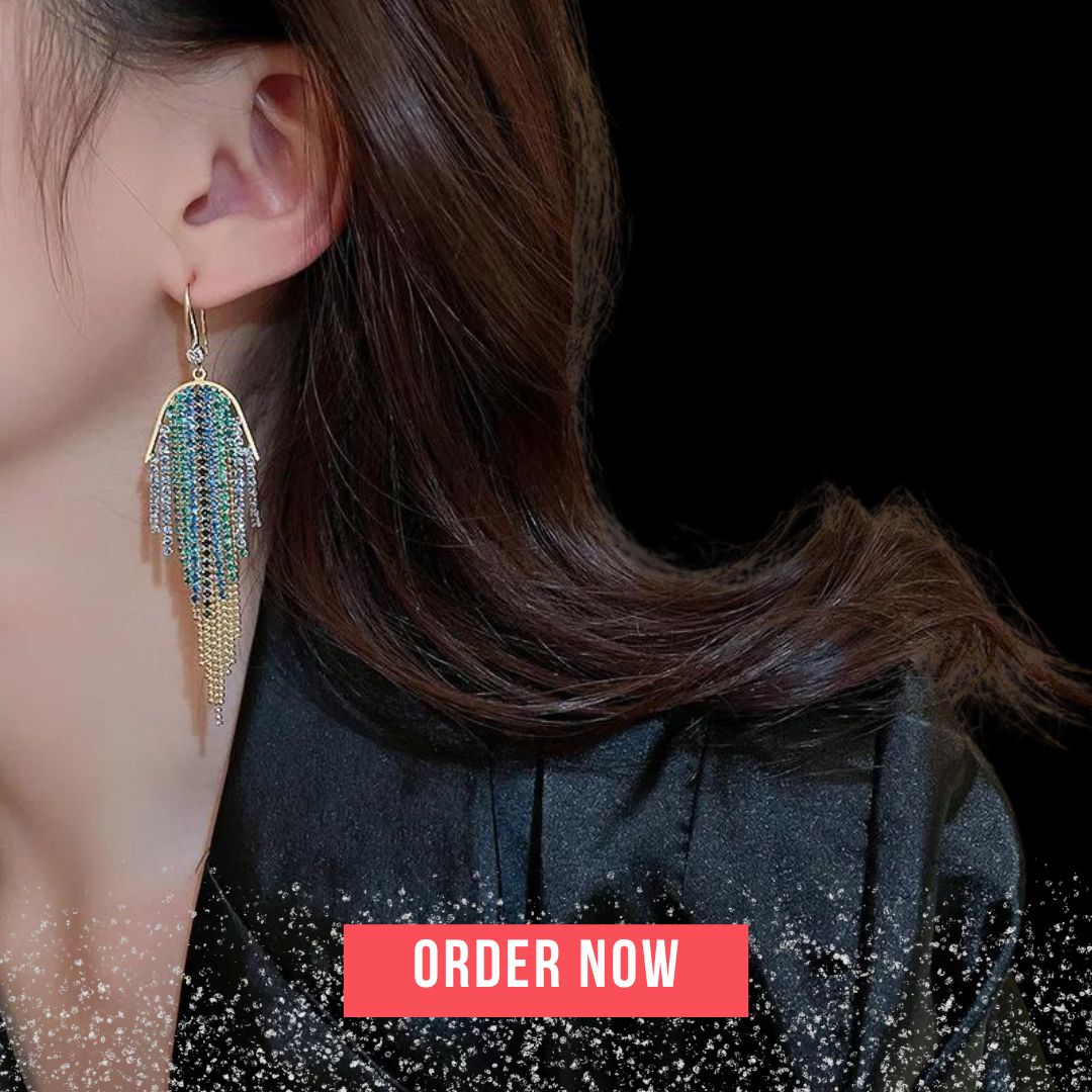 Beautiful Long Tassel Earrings
