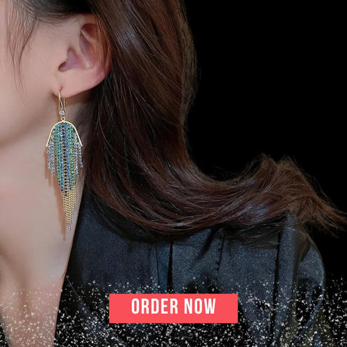 Beautiful Long Tassel Earrings