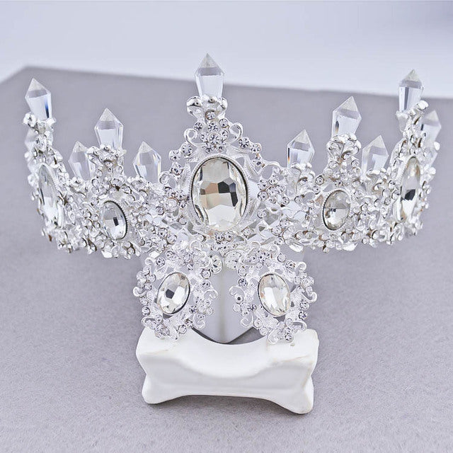 Purple Crystal Tiara Crown