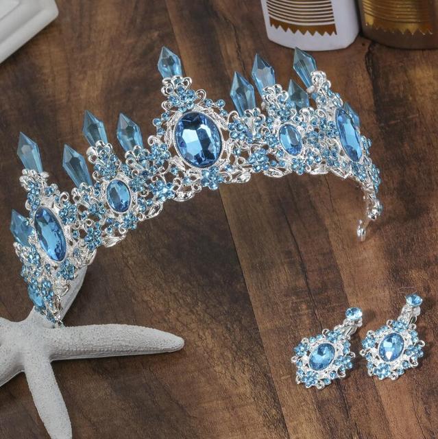 Purple Crystal Tiara Crown