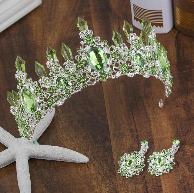 Purple Crystal Tiara Crown