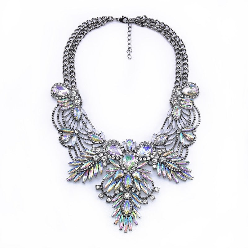 Silver Ancestral Bohemian Big Necklace