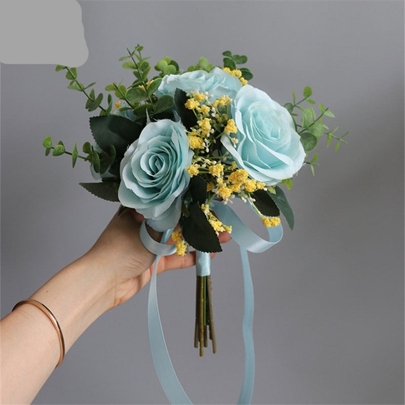 Baby's Breath Rose Bouquet b