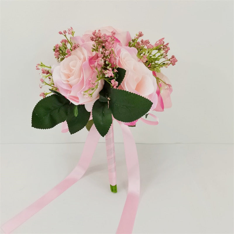 Baby's Breath Rose Bouquet