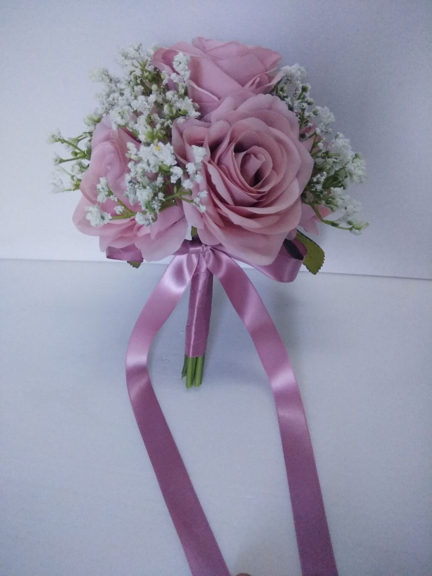 Baby's Breath Rose Bouquet