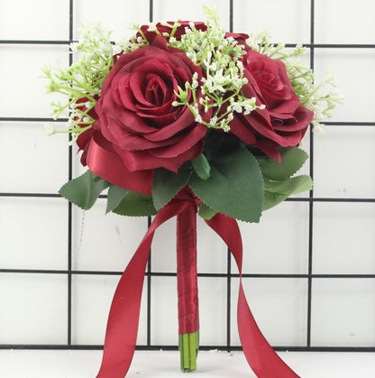 Baby's Breath Rose Bouquet
