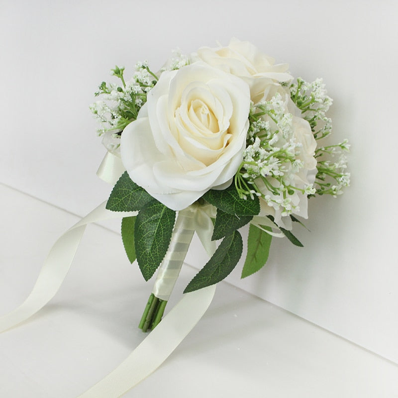 Baby's Breath Rose Bouquet w