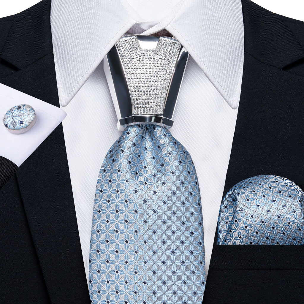 Business Plaid Black Ties