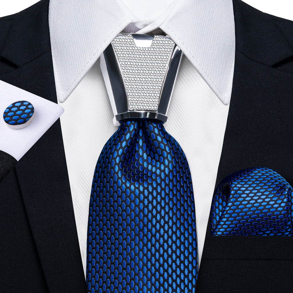 Business Plaid Black Ties