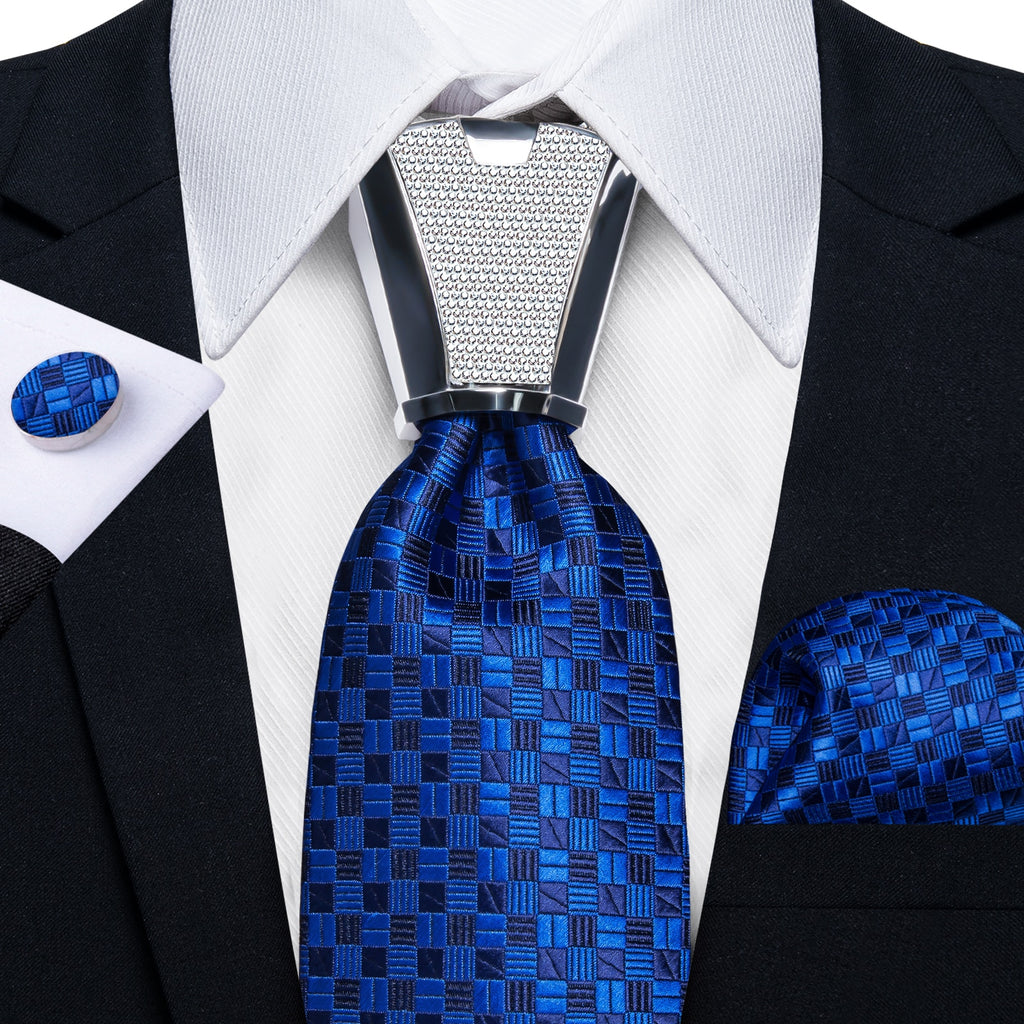 Business Plaid Black Ties