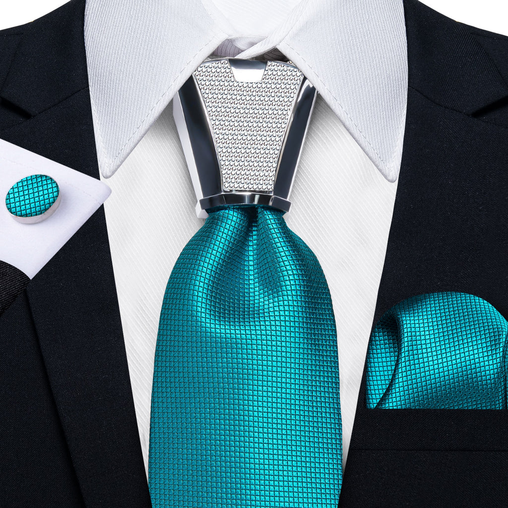 Business Plaid Black Ties