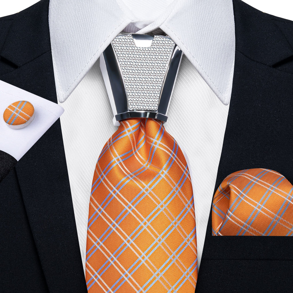 Business Plaid Black Ties