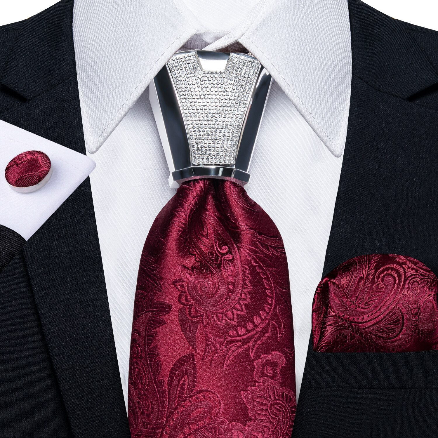 Business Plaid Black Ties