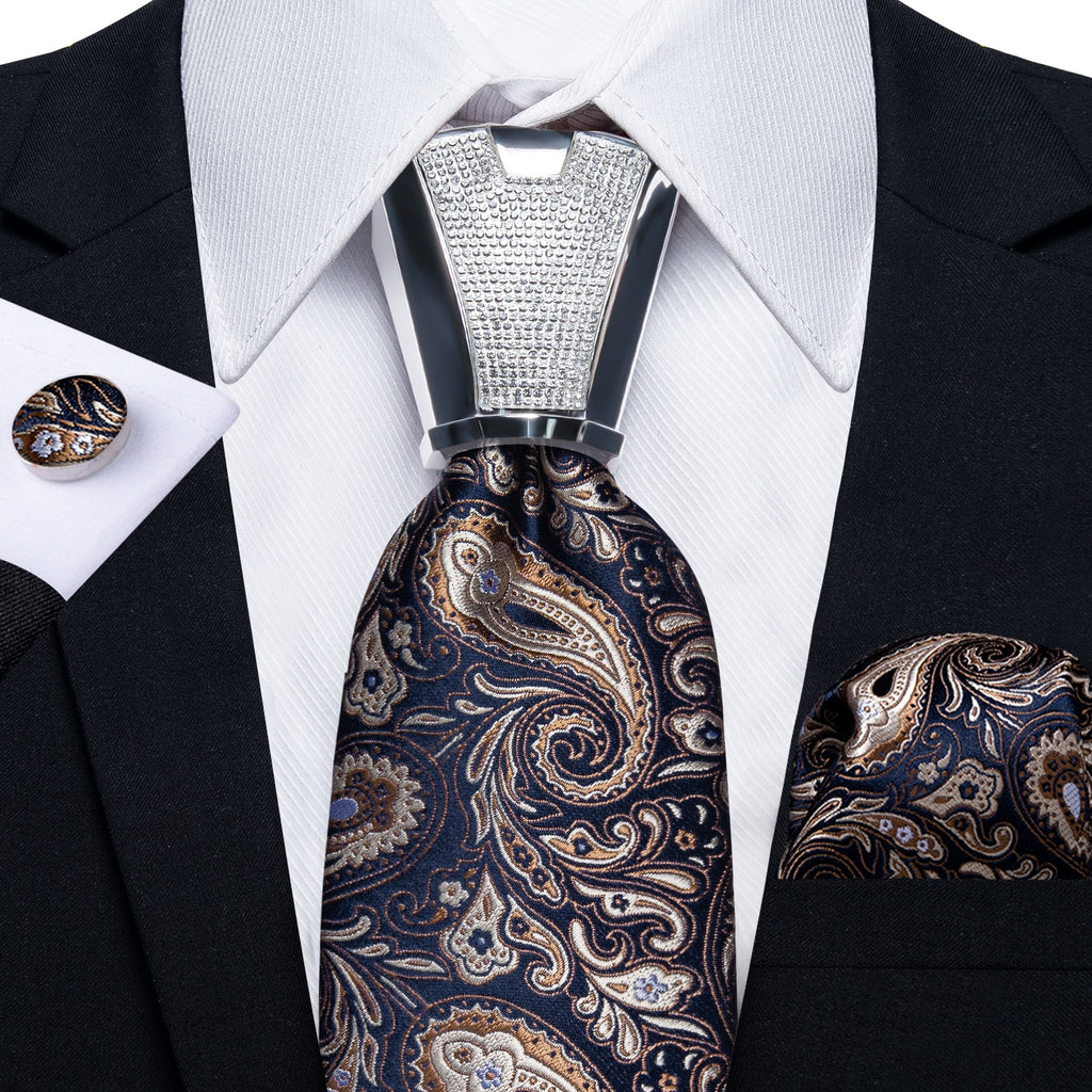 Business Plaid Black Ties