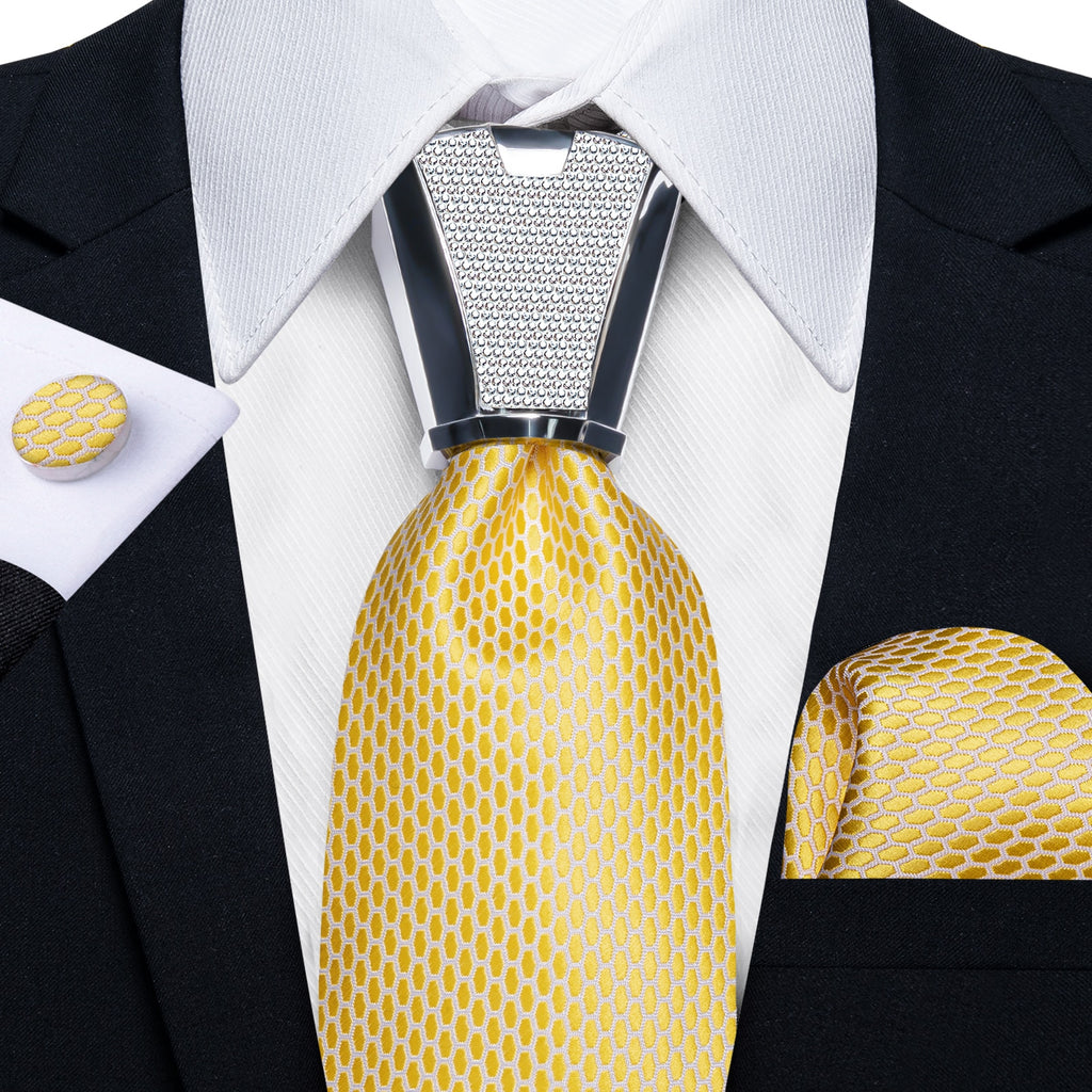 Business Plaid Black Ties
