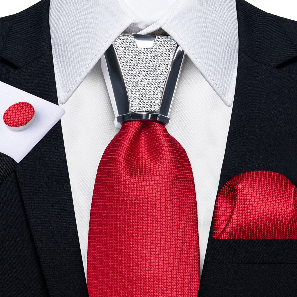 Business Plaid Black Ties