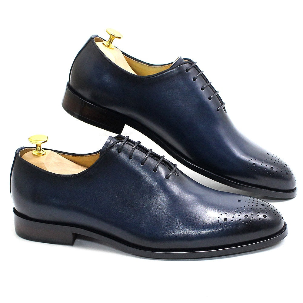 Classic Whole-Cut Oxford Shoes