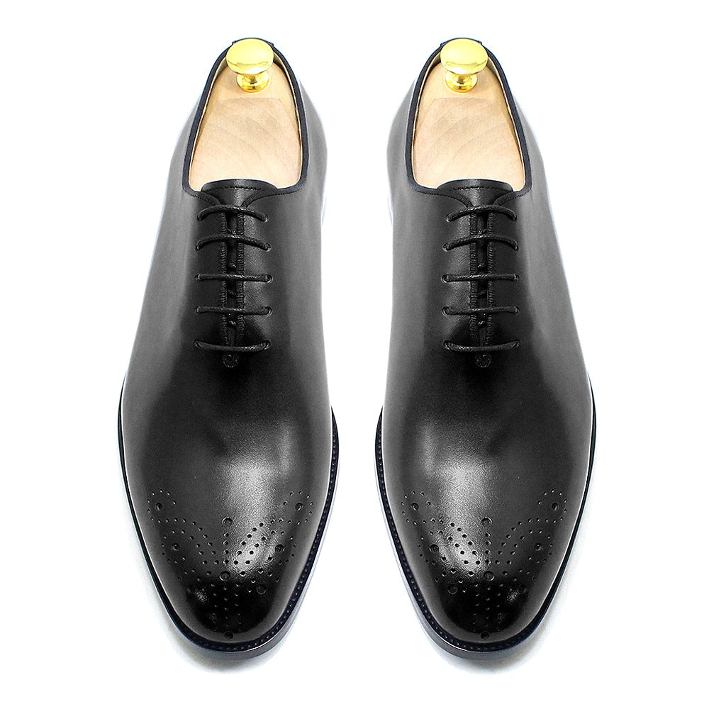 Classic Whole-Cut Oxford Shoes