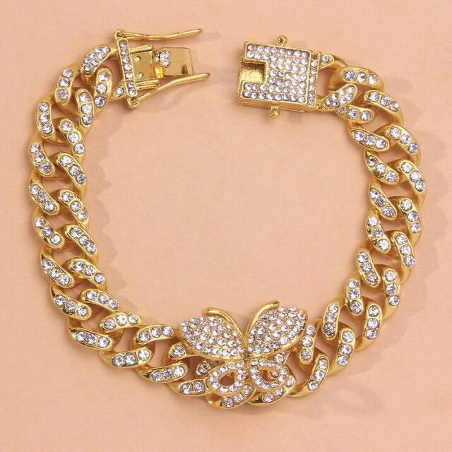 Crystal Heart-Shaped Anklet
