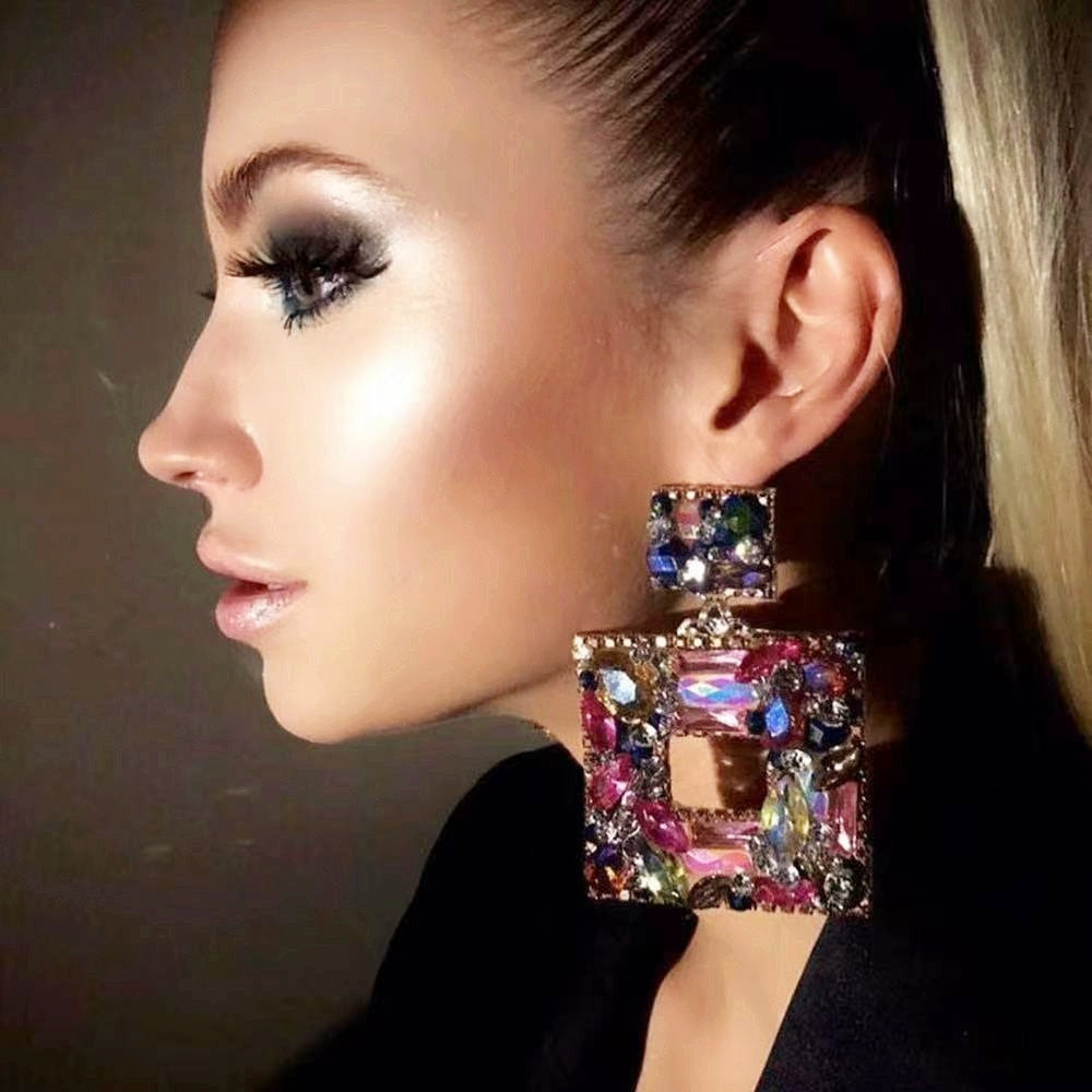 Boutique Fashion Glass Earrings