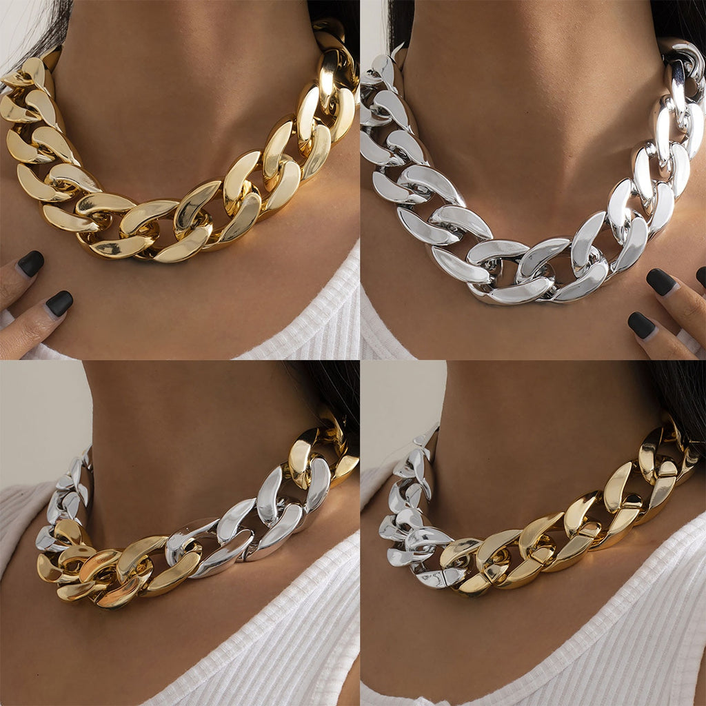Thick-Chain Fashion Glamour Jewelry
