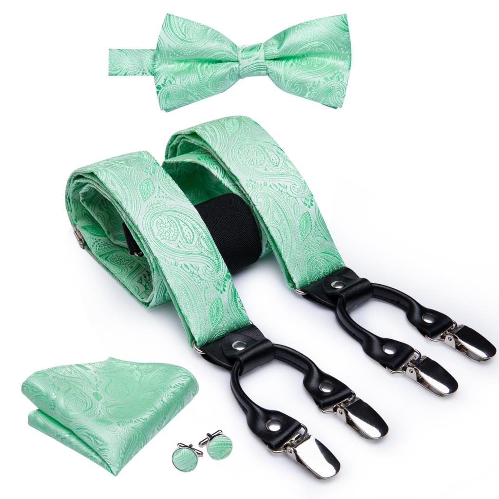 Men's Suspenders Bow Tie
