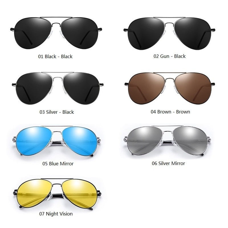 Luxury Pilot Polarized Sunglasses