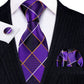 Luxury Silk Striped Tie Set
