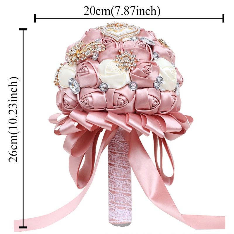 Luxury Leather Pink Bouquet