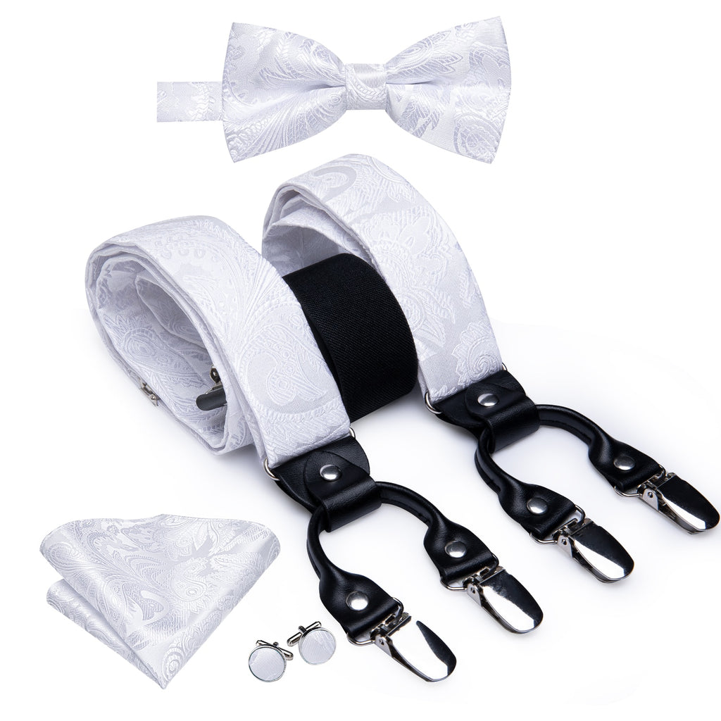 Men's Suspenders Bow Tie