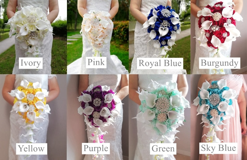 Wedding Waterfall Crystal Bouquets