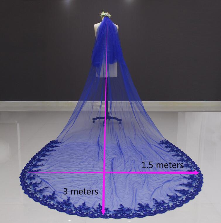 Royal Sequins Bridal Veil