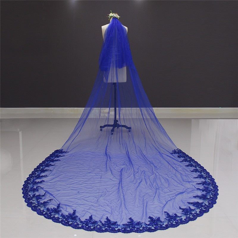 Royal Sequins Bridal Veil