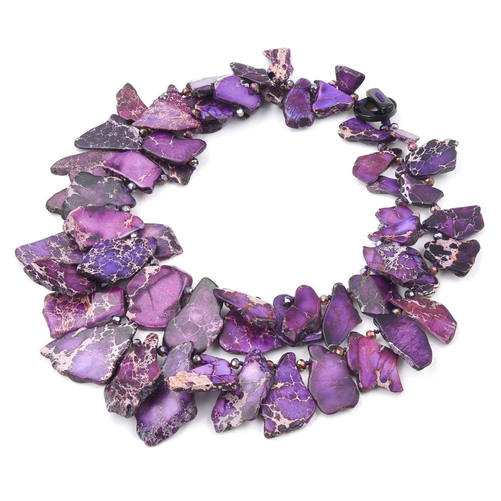Natural Purple Sea Necklace