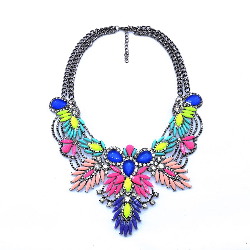 Acrylic Statement Chunky Necklaces