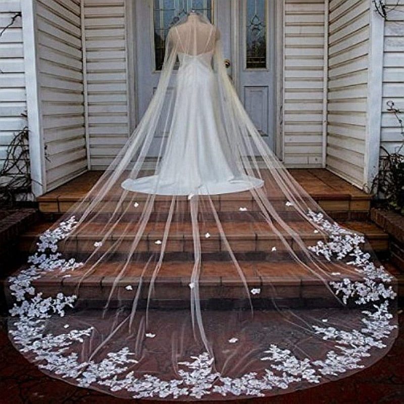 One Layer Veil With Comb