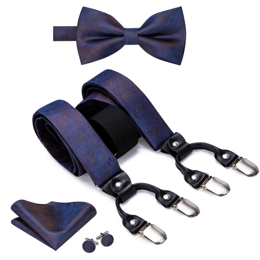 Men's Suspenders Bow Tie