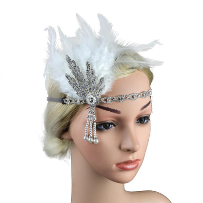 1920s Headband Feather Headpiece