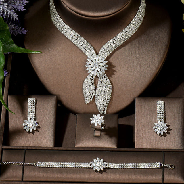 Luxury 4pcs Jewelry Set