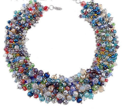 Full Crystals Statement Necklace