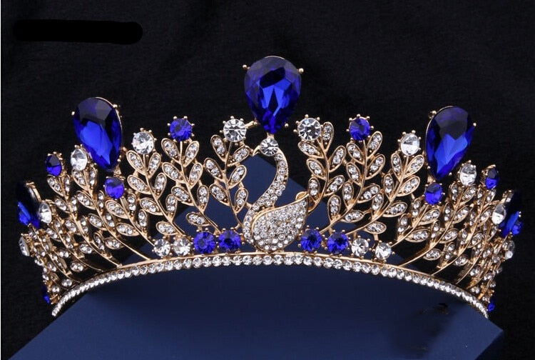 Baroque Peacock Retro Crown