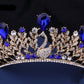 Baroque Peacock Retro Crown