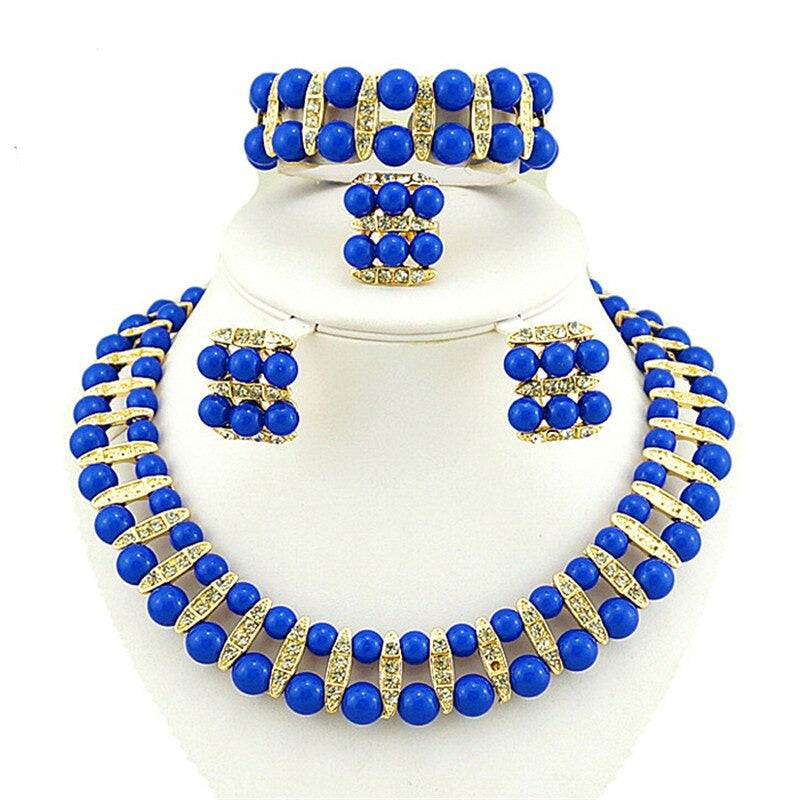 Colour Pearl Jewelry Set