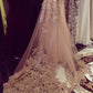 Luxurious Sequin Wraps Bridal Veil